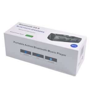 Waterproof Bluetooth NFC Speaker 1800mAh Power Bank Wireless Shockproof Stereo Player Music Audio Sound Subwoofer Box